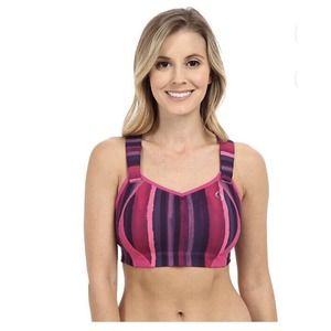 Brooks Moving Comfort Juno Bloom Scape High Impact Sports Bra Bloom 40D